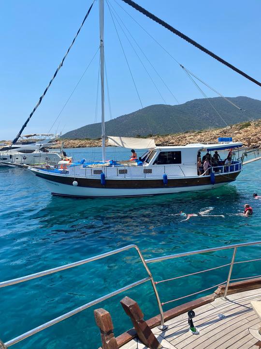 45' Gulet for Bodrum Private Boat Tour - 12 guests - Stunning Views!