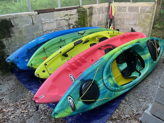 Up to six (6) kayaks for rent near Brandywine River