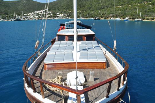 Croisière quotidienne en goélette pour familles et groupes (25 invités) à Bodrum 