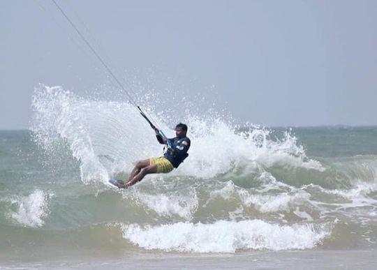 Kite Surfing in Kalpitiya, Sri Lanka