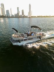 Beautiful Suntracker Party Barge for Cartagena Bay, Bolívar