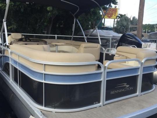 22 foot pontoon boat.