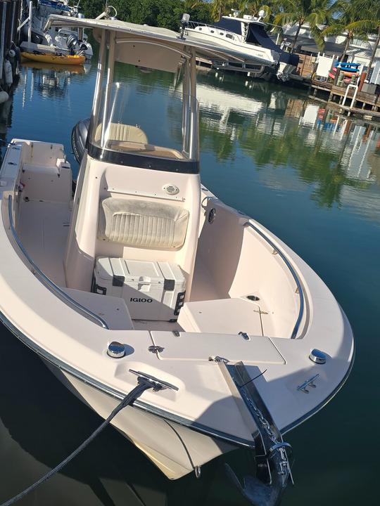 Grady White Center Console Boat for 4 people in Key Largo, Florida