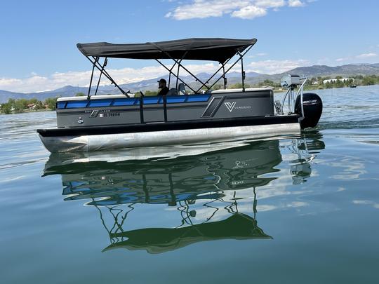 Location de bateau ponton Viaggio Lago L22U à Loveland, Colorado