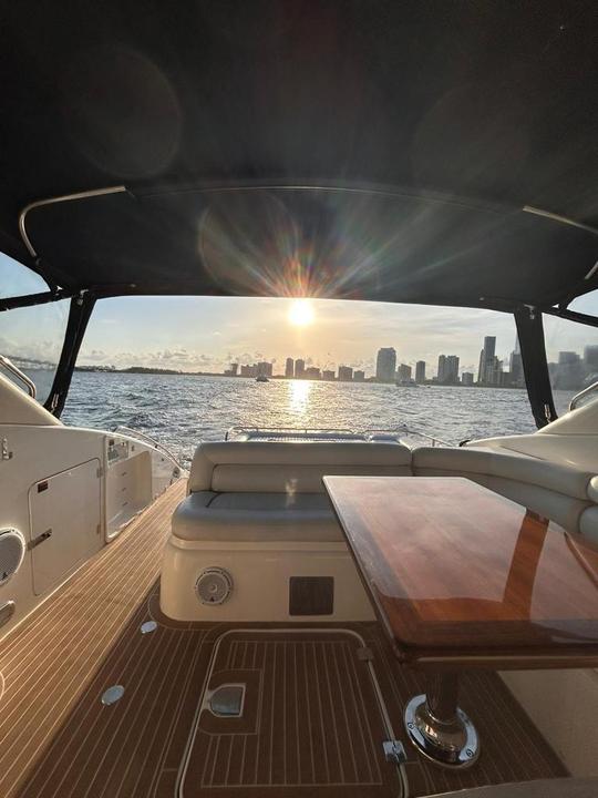 Enjoy Miami's Ocean Life; Night or Day aboard Sunseeker Yacht!