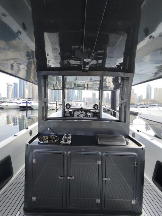 45ft New 2023 Yacht with  Free Fishing in Dubai Marina