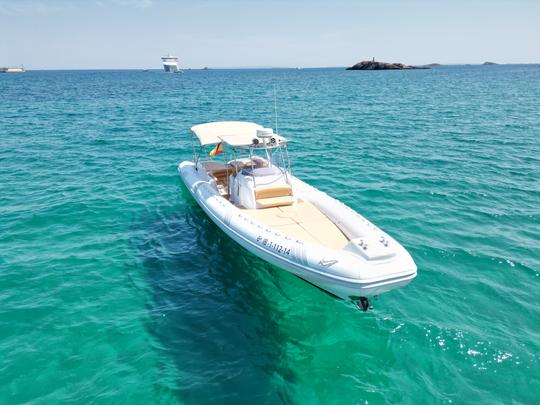 Sacs Stratos 42 RIB Boat "GOAT" to rent in Ibiza! Refit 2023