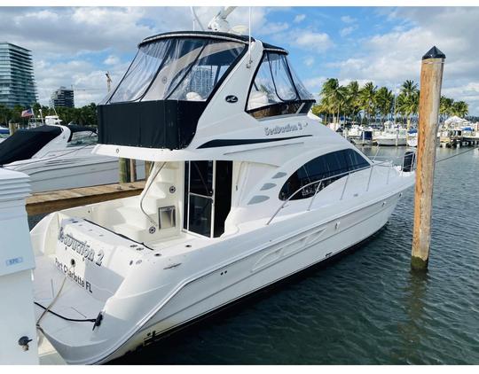 Beautiful 45ft Searay Yacht for Charter! 4 years Best Of Getmyboat!