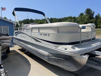 Enjoy the Turquoise Water of Glen Lake on 20' Bennington Pontoon!