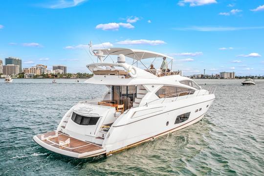 APROVEITE MIAMI no Sunseeker Manhattan de 70 pés!!!