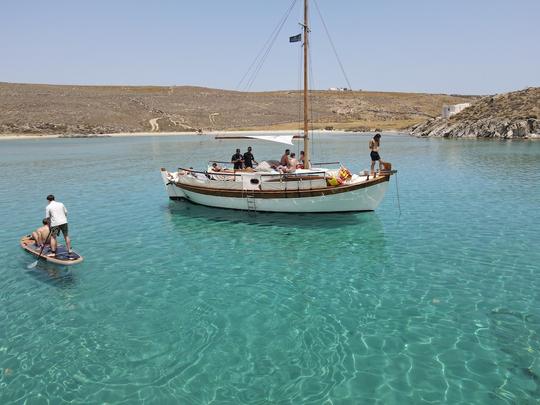 Mykonos Morning Cruise On A Private Traditional Wooden Boat