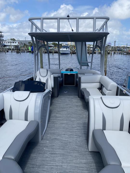 2024 Double Decker Pontoon Boat Available  *With Water Slide* in Fort Walton