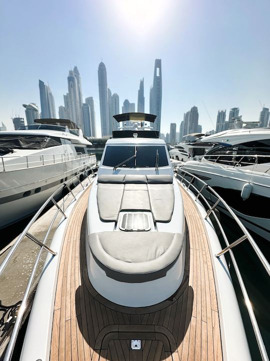 Luxury Marine 2024 New 60FT Spacious Sundeck up to 20 Guests in Dubai Best Offer