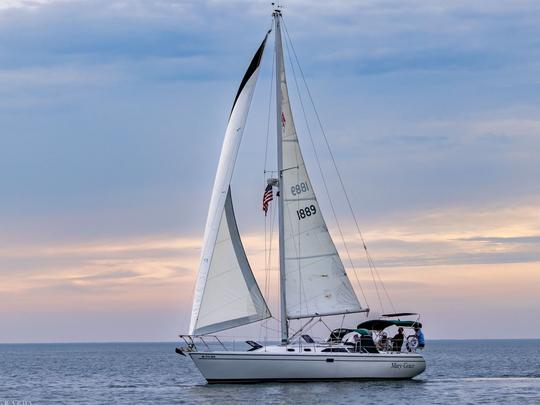 2hr Sunset Sail from the port of South Haven Mi. on a Catalina 36