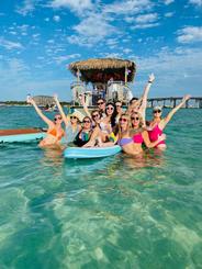 Destin Private Tiki Boat Catamaran for up to 18 passengers!