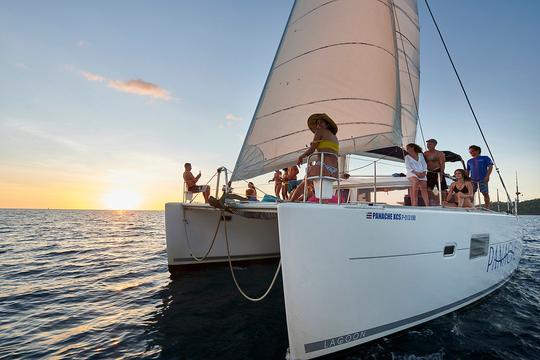 Alugue um catamarã de 40 pés em Playa Flamingo, Costa Rica