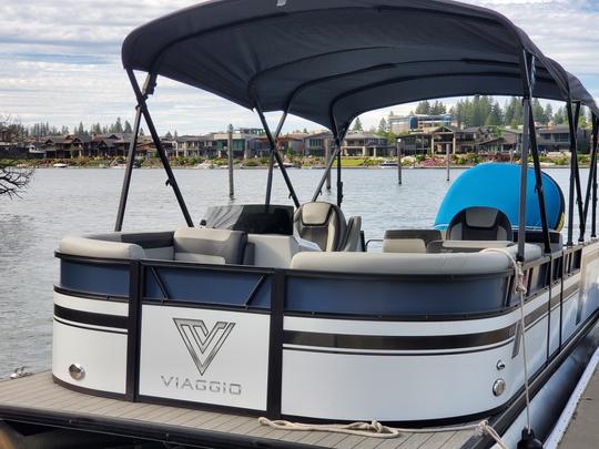 ¡Viaggio Tri Toon 2023 con motor Mercury de 250 HP en Coeur d'Alene, Idaho!