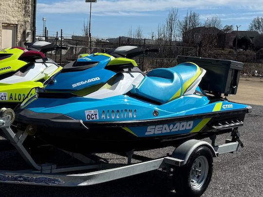 Seadoo GTI 130 2015 - Bleu avec refroidisseur