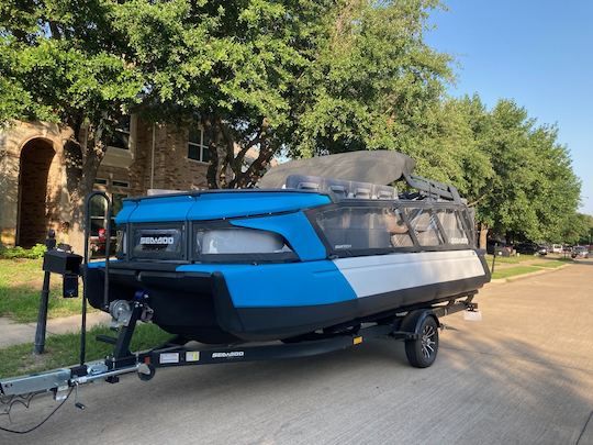 Brand new 2023 Sea Doo Pontoon!