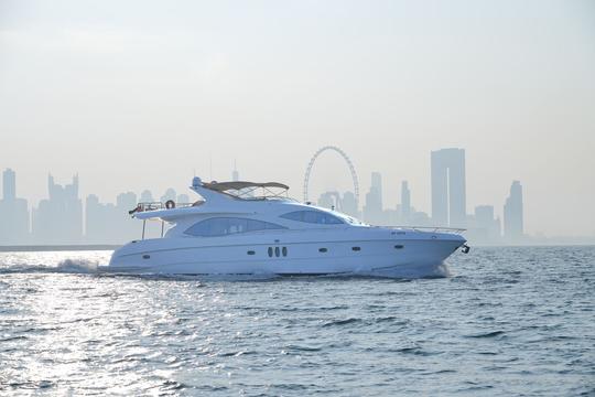 Luxury majesty 88ft motor yacht with jacuzzi