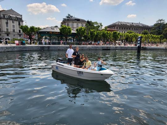 Marino alquila un barco en el lago de Como - SELF DRIVING 40CV