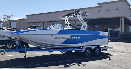 23ft Moomba Wakeboat for SURFING in the MOUNTAINS!!!