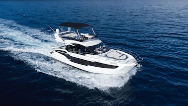 The new medium size Galeon 440 Fly 4th Generation in Charter in Croatia