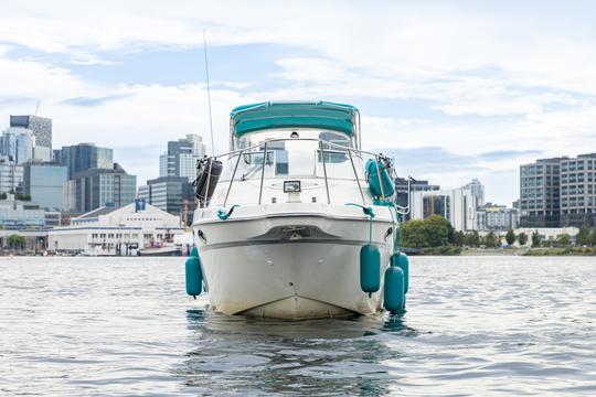 Explore Lake Union/WA! 📍 Compartimento ☔️😎✅ Banheiro 💩✅⚓️✅ ⛽️ OnMyTime ✅ 29' 🛥️