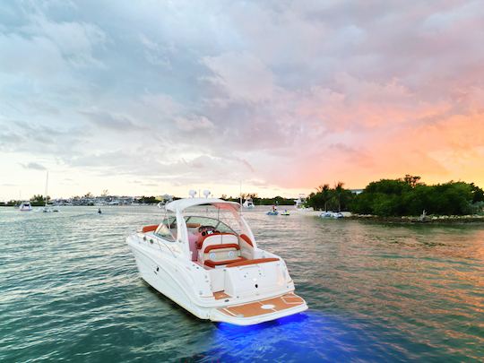 PROFITEZ D'UNE HEURE GRATUITE - LOCATION D'UN YACHT SUNDANCER DE 33 MINUTES À MIAMI