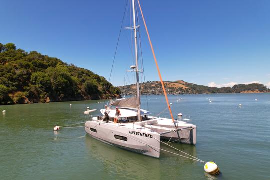 Catamaran à voile de luxe de 40 pouces | Voile d'hiver confortable | San Francisco