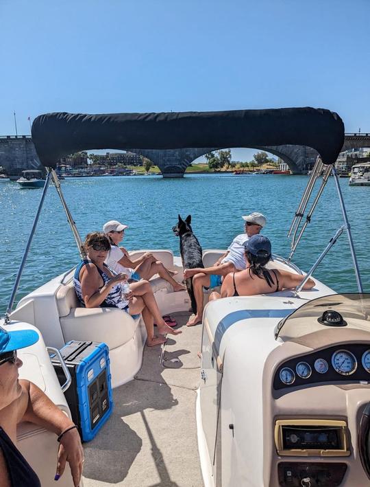 Discover Endless Fun on the Water with our Chapparal 32ft Deck Boat!