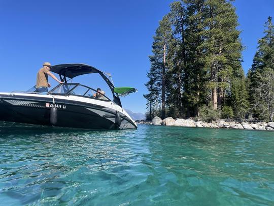 Barco a jato Yamaha 212X de 21' - Surfe, cruzeiro em South Lake Tahoe