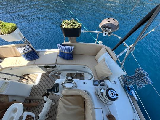 Experience unforgettable days in Ionian Greece aboard 47ft Beneteau Sailboat