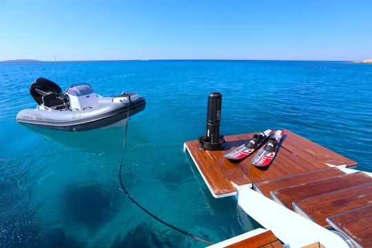 Galeon 640 Fly Motor Yacht "BELLA ZIO" In ACI marina Split, Croatia