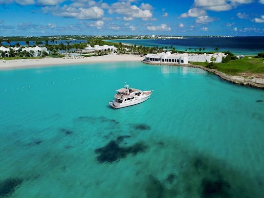 Luxurious 55ft private Motor Yacht around Saint Martin, Sint Maarten, Anguilla