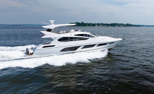 Yacht Sunseeker Manhattan de 70 pieds à New York