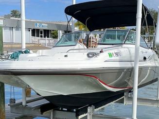 Bateau à pont Hurricane Sundeck 217 pour 10 passagers à St. Pete Beach