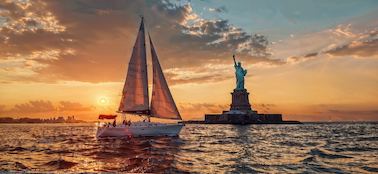 Sailing NYC aboard 34' Catalina