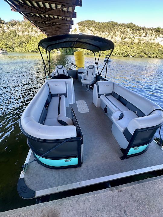 2024 Bentley Party Pontoon on Lake Austin and Lake Travis 