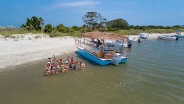 🎉🐬🏝️Catamaran Tiki Boat - Island Hopping on Folly Beach, SC