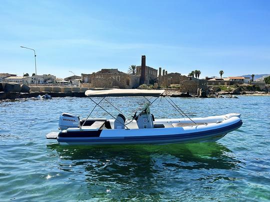 Motonautica Vesuviana MV 740 RIB with Skipper 26.5ft with 225hp outboard engine