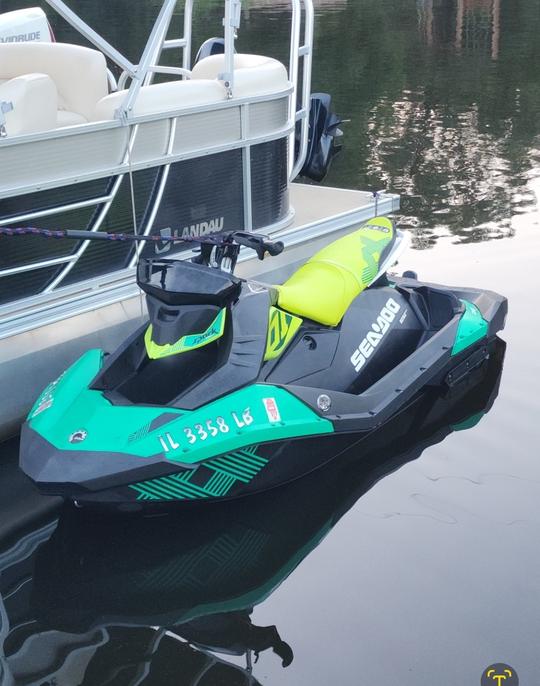 Sea Doo Trixx 3up, complètement chargé