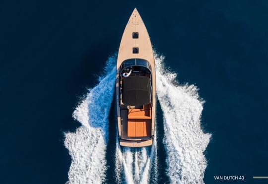 Van Dutch 40 Luxury Motor Yacht Rental in Côte d'Azur, France