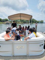 10 passenger pontoon for rent at lake Norman 