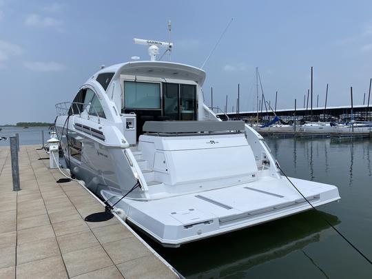 Brand New 54 Ft Cruiser Yacht // Newest Luxury Yacht for Rent on Lake Lewisville