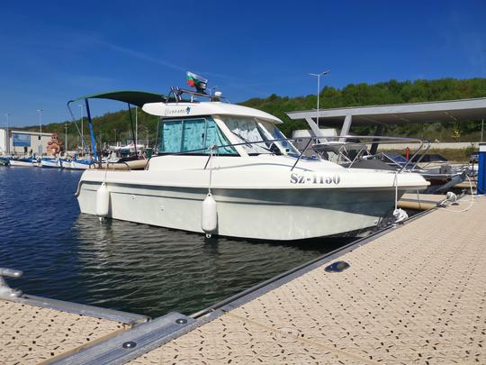 Viagem de pesca de 4 horas da equipe de pesca Vivaneau pela Baía de Burgas 