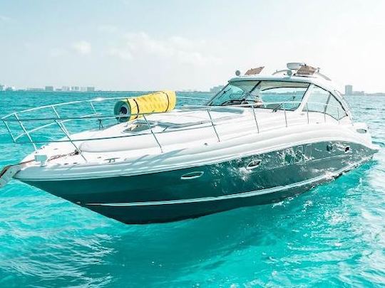 48ft Sea Ray Sundancer Motor Yacht in Cancún - up to 15 people capacity