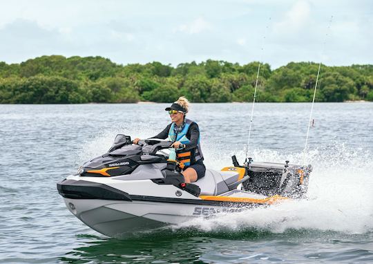 Seadoo Fish Pro Jet ski (a unique fishing experience)