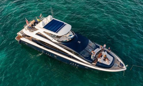 Sunseeker 86 FLY de 90 pies