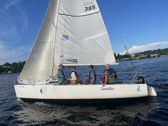 J/80 Private Sailing Charter on Lake Washington